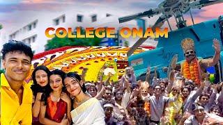 MY FINAL YEAR ONAM CELEBRATION AT MY AJK COLLEGE  | @polikumvlogger