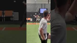 Padres 2024 first round pick Kash Mayfield throwing a live AB