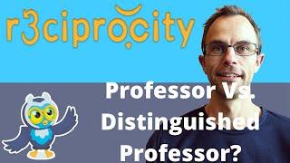 What Is The Difference Between A Professor And A Distinguished Professor?