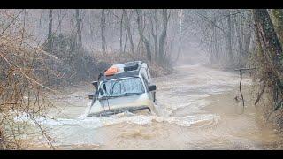 Off Road Vinton County Ohio.  Waterfalls and Water Crossings