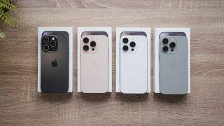 iPhone 16 Pro in All Colors Desert Titanium, Black, Natural & White!