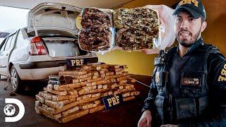 Apreensão de 100 kg de drogas em carro | Operação Fronteira: América do Sul | Discovery Brasil