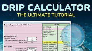 The ULTIMATE DRIP Calculator Tutorial - DRIP Network Calculator (deep dive)