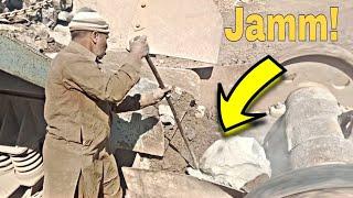 "CRUSHER ALERT! Jaw #66 Just Got Jammed!"Asmr | Primary Quarrying | Satisfying Crushing Sound