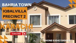 IQBAL VILLA FURNISHED PRECINCT 2 BTKARACHI