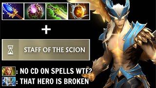 NEW IMBA STAFF OF THE SCION + OC Skywrath Mage Non-Stop Spell Cast Crazy Burst DMG vs Pro WR Dota 2