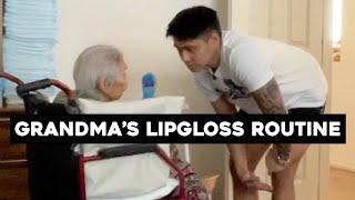 Grandma's Lipgloss Routine 