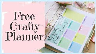 DIY Crafty Planner ~ FREE PRINTABLES