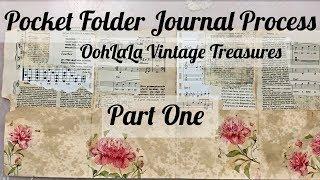 Pocket File Folder Journal Part 1 | OohLaLa Vintage Treasures