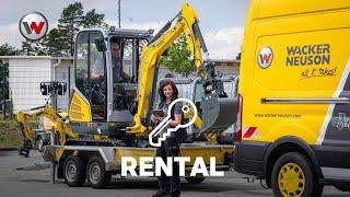 Wacker Neuson Rental: Baumaschinen direkt beim Hersteller mieten!