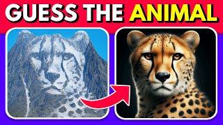 Guess the Hidden Animal by ILLUSIONS  Easy, Medium, Hard levels Quiz