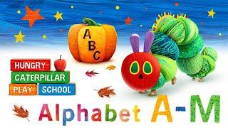 Hungry Caterpillar ABC Alphabet #1 - Learn to Read and Write A-M Uppercase Letters | StoryToys Games