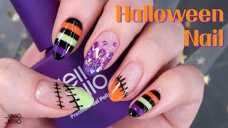 [ENG] 젤로젤로 Ι 알록달록 할로윈 셀프네일 Ι Halloween Nail