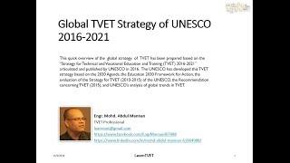 TVET Tutorial 17: Global TVET Strategy of UNESCO 2016-2021