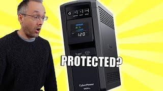 Cyberpower 1500VA/1000w CP1500PFCLCD UPS Unit Review, Software Overview with PROS & CONS