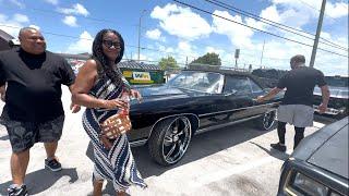 GiveAway Winner Picking up Her New 71 Chevy Vert