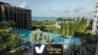 Village Hotel  Sentosa Island 2024  what's new ? Singapore  4k Hotel Tour