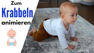 KRABBELN FÖRDERN || ÜBUNGEN und ANREGUNGEN für dein BABY