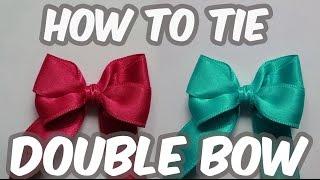 How To Tie Double Bow | Kako vezati duplu mašnu