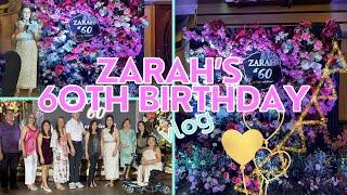 ZARAH DEJARESCO GOT SO EMOTIONAL CELEBRATING HER 60TH BIRTHDAY