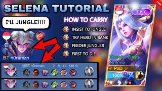 TUTORIAL SELENA 2022 | HOW TO WIN TROLL GAME | COMEBACK SELENA IS REAL | SELENA TIPS & TRICKS | MLBB