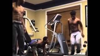 When you working out and your song comes on