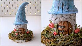 Tiny ‍️ House Tutorial Using Mini Bottle | Clay Craft Ideas | Jenna Clays