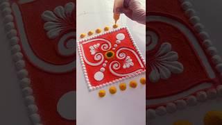 Easy rangoli designs for beginners #rangoli#diwali#rangolidesigns