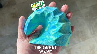 Lush Cosmetics New ‘The Great Wave’ bubble bar Review & Tub Demo