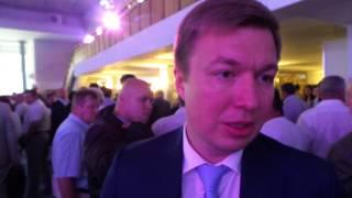 Заместитель Таруты Андрей Николаенко на заседании Партии развития 21.06.14