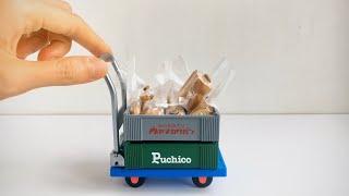 Re-Ment Mini Trolley | Toy Miniatures | Bread Delivery