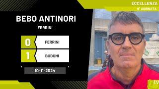 Bebo Antinori allenatore Ferrini 10-11-2024 - Diario Sportivo