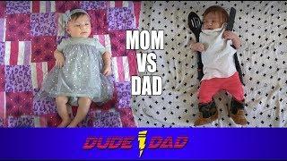 Mom Vs Dad - Baby Outfits