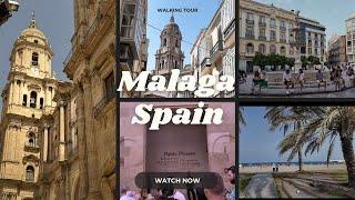 Malaga, Spain 2024  | 4K walking tour