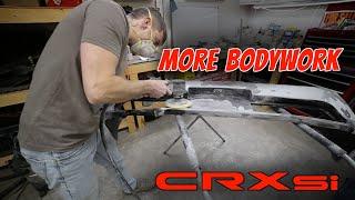 1989 CRX Rescue Part 9 - Repairing the Body Before Paint