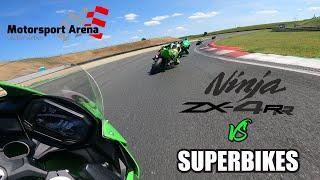 400 vs 1000 BATTLE I Kawasaki track day Oschersleben I Ninja ZX4RR