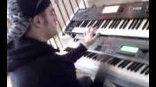 Leo on the synth