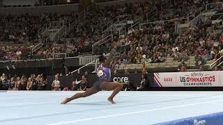 Simone Biles -  Floor Exercise  - 2023 Xfinity U.S.  Championships  - Senior Women Day 1