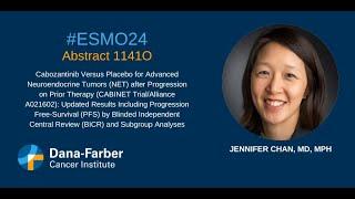 ESMO24: Jennifer Chan, MD, MPH CABINET Trial | Dana-Farber Cancer Institute