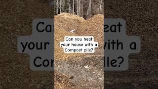 Can you heat your house with a compost pile? #freeheat #homesteading #compost #earthship #ecostation