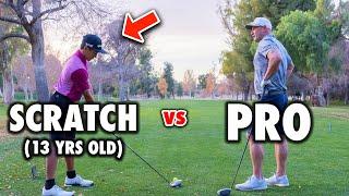 13 Year Old Scratch Golfer / Amateur vs PGA Pro | Exp Golf