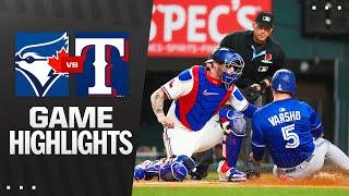 ब्लू जेज़ बनाम रेंजर्स गेम हाइलाइट्स (5/26/25) | MLB हाइलाइट्स
