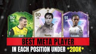 BEST Meta Players In Each Position Under 200k FC 25  ft. Nesta, Groß, Caicedo, ...