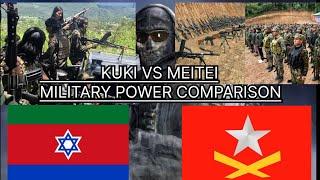 Kuki Vs Meitei Military Power Comparison.