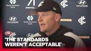 "Make it as loud as you can" - Voss calls on Blues fans after season opener defeat | Fox Footy