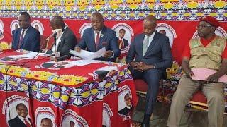 MCP CONVENTION UPDATE - Maina Odzapikisana, President Lazarus Chakwera will run unopposed 2024