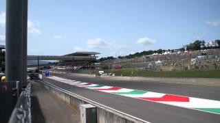 Start of the Moto2 Class in mugello