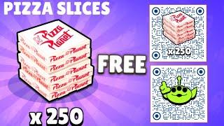 FREE X250 PIZZA SLICE'S  FREE GIFT NEW UPDATE  QR CODES BRAWL STARS  BRAWL STARS MOBILE