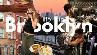 New York Vlog Exploring Brooklyn, Thrift Shopping & Pizza Dates..