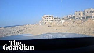 Footage from UN vehicle shows scale of destruction in northern Gaza